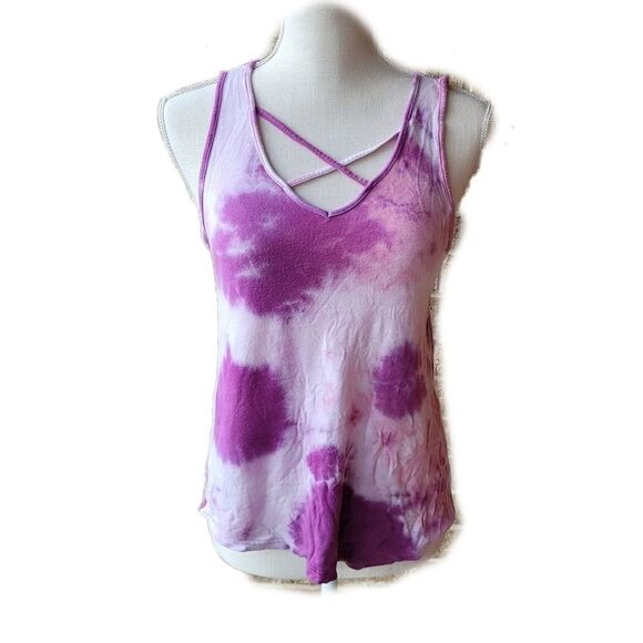 Bundle of 4 tops sleeveless short sleeve crew v ne - Picture 5 of 13